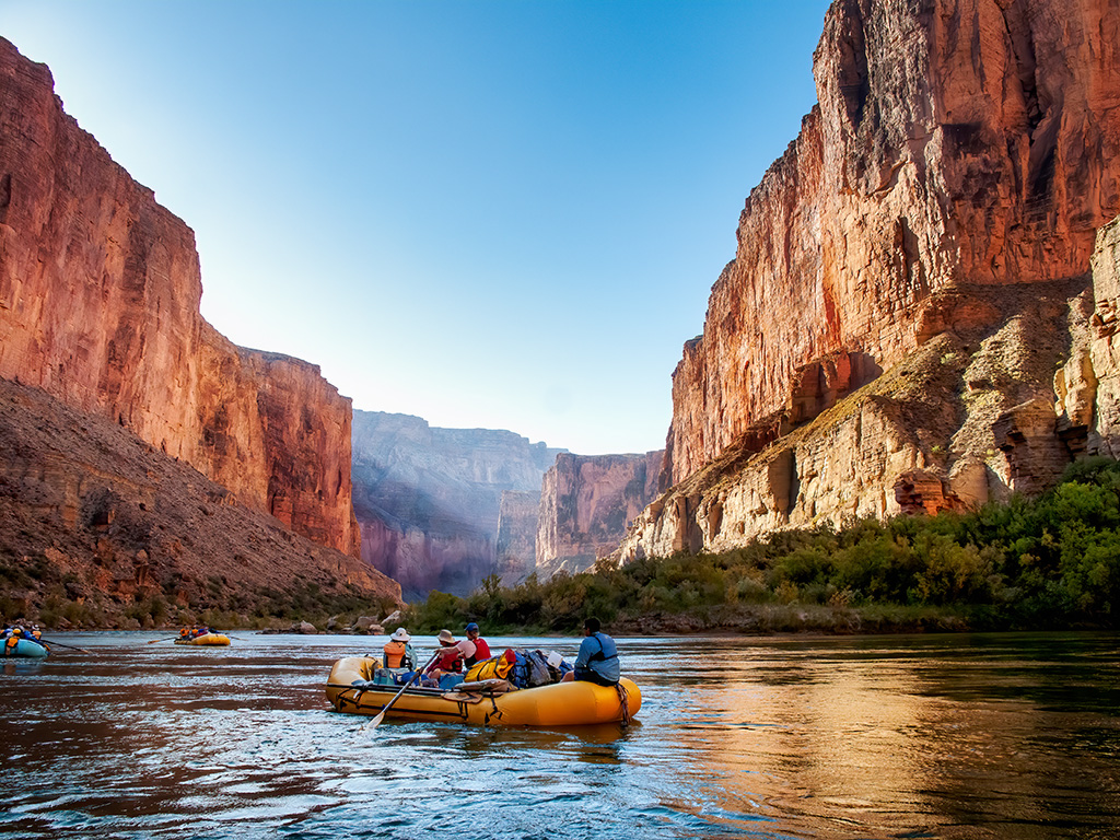 Rafting with a view